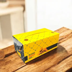 جعبه مرغ سوخاری کاغذی بیرون‌بر