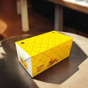 جعبه مرغ سوخاری کاغذی بزرگ بیرون‌بر